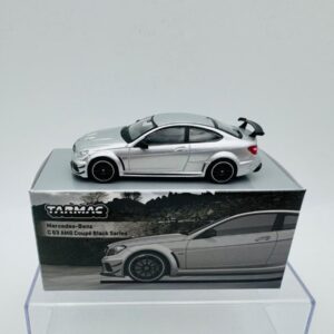 TARMAC WORKS 1:64 MERCEDES C63 AMG BLACK SERIES SILVER METALLIC