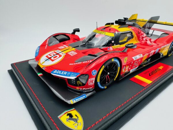 BBR 1:18 FERRARI 499P WINNER LE MANS 2024 N7/499 - Imagen 5