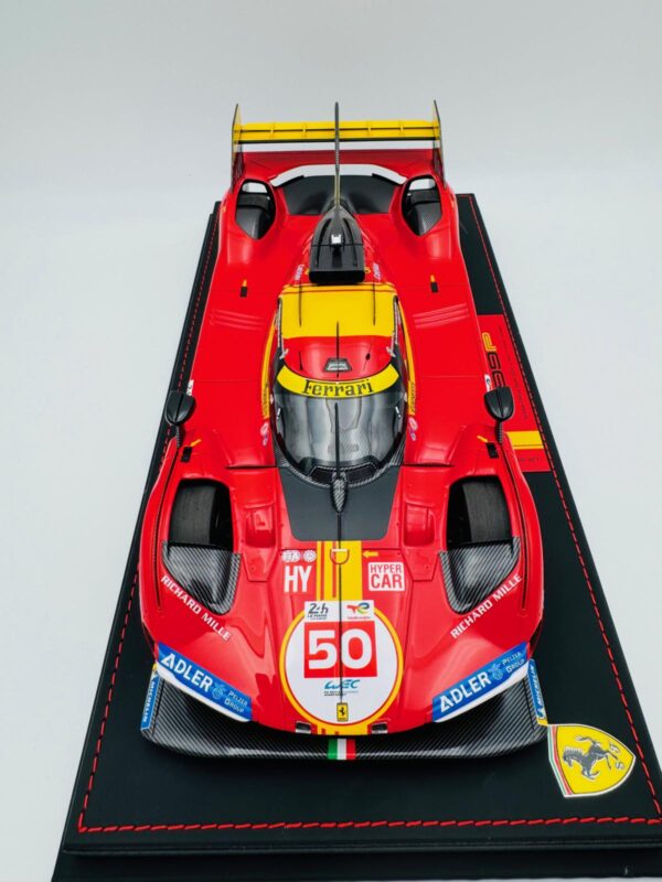 BBR 1:18 FERRARI 499P WINNER LE MANS 2024 N7/499 - Imagen 7