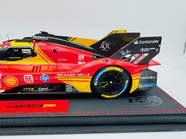 BBR 1:18 FERRARI 499P WINNER LE MANS 2024 N7/499 - Imagen 3