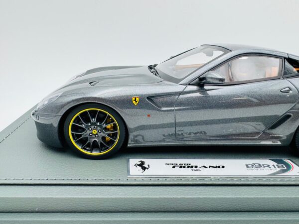 BBR 1:18 FERRARI 599 GTB GRIGIO SILVERSTONE AUTOMATIC GEAR - Imagen 3