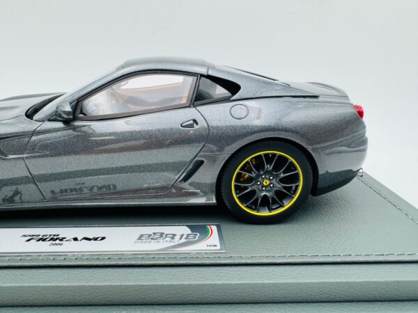 BBR 1:18 FERRARI 599 GTB GRIGIO SILVERSTONE AUTOMATIC GEAR - Imagen 4