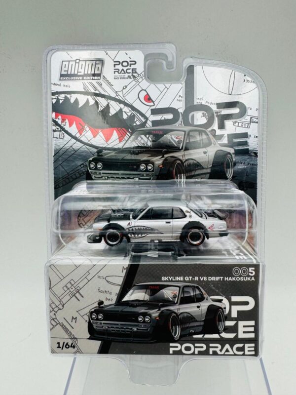 POP RACE 1:64 NISSAM SKYLINE GTR V8 DRIF HAKOSUKA