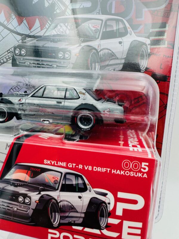 POP RACE 1:64 NISSAM SKYLINE GTR V8 DRIF HAKOSUKA CHASE - Image 3