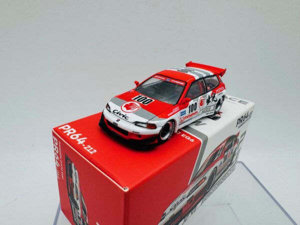 POP RACE 1:64 HONDA CIVIC EG6 PANDEM IDEMITSU MOTION INFINITE - Image 2