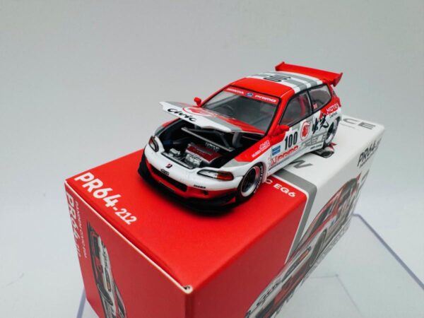 POP RACE 1:64 HONDA CIVIC EG6 PANDEM IDEMITSU MOTION INFINITE - Image 3