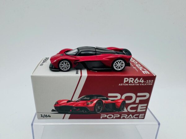 POP RACE 1:64 ASTON MARTIN VALKYRIE SUPERNOVA RED