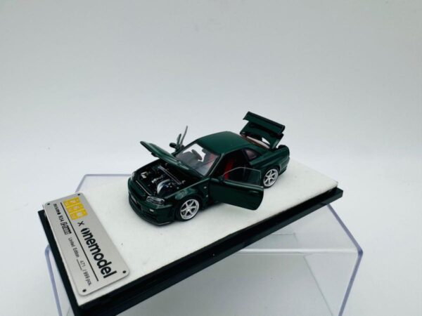 PGM 1:64 NISSAN GTR R34 Z-TUNE BRITISH GREEN