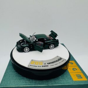 PGM 1:64 NISSAN GTR R34 Z-TUNE BRITISH GREEN LUXURY VERSION