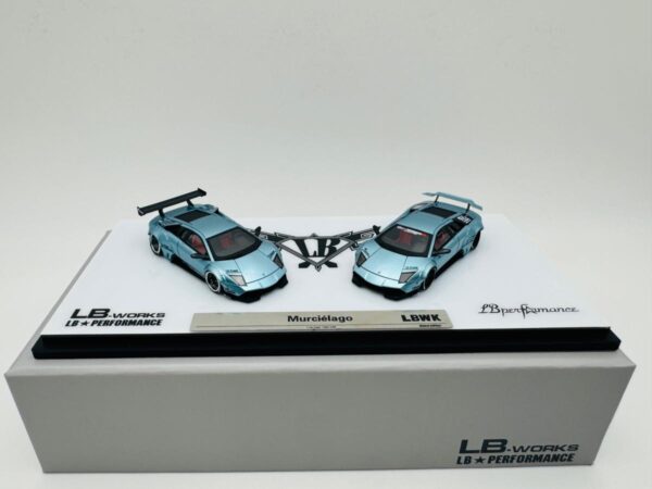 ORIGINAL 1:64 LB LAMBORGHINI LP640 MURCIELAGO DOBLE CAR SET