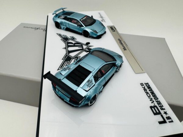 ORIGINAL 1:64 LB LAMBORGHINI LP640 MURCIELAGO DOBLE CAR SET - Image 9