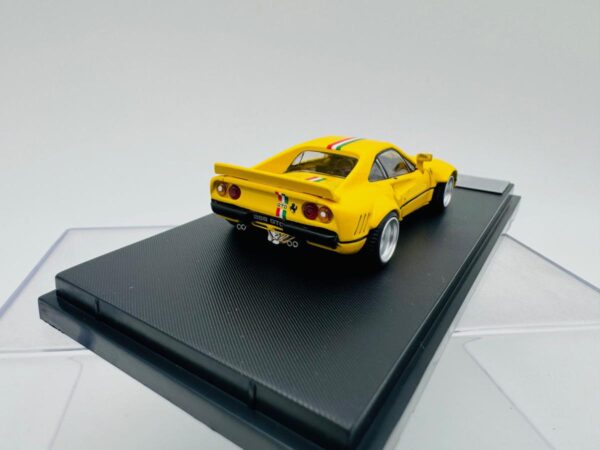 HONE MODEL 1:64 FERRARI 288 GTO WIDE BODY YELLOW - Imagen 4
