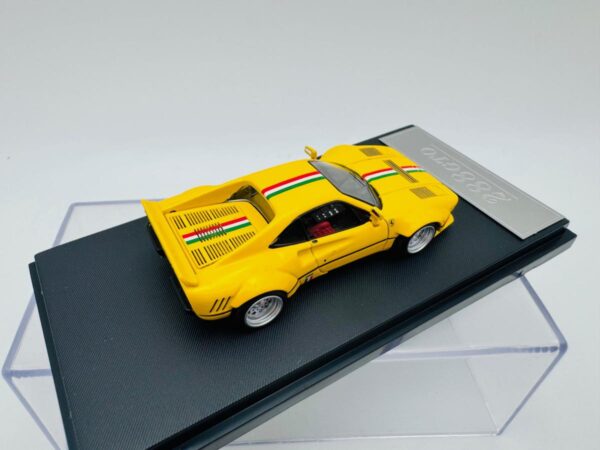 HONE MODEL 1:64 FERRARI 288 GTO WIDE BODY YELLOW - Imagen 5