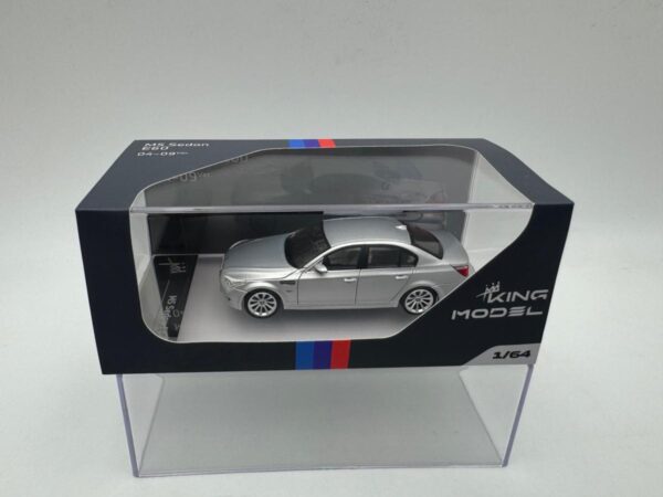 KING MODEL 1:64 BMW M5 E60 SILVER