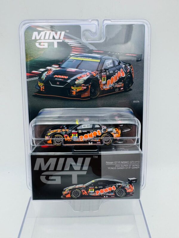 MINI GT 1:64 NISSAN GTR NISMO GT3 2023 SUPER GT SERIES PONOS GAINER