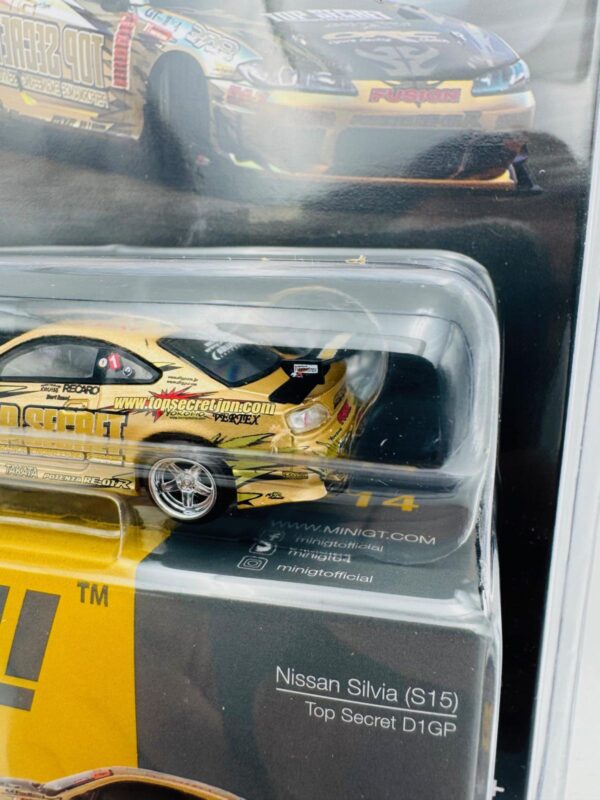 MINI GT 1:64 NISSAN SILVIA S15 TOP SECRET D1GP - Imagen 3