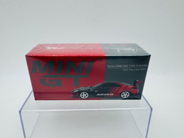 MINI GT 1:64 TOYOTA GR86 HKS TYPE R ADVAN 2022 TOKYO AUTO SALON