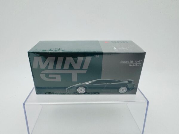 MINI GT 1:64 BUGATTI EB110 GT VERDE SCURO