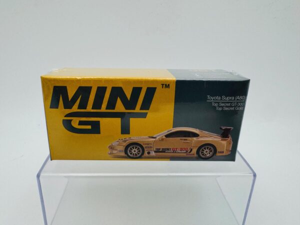 MINI GT 1:64 TOYOTA SUPRA TOP SECRET GT300 GOLD