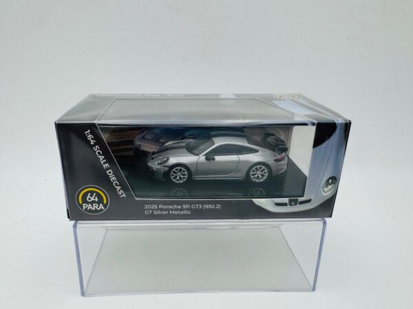 PARA64 1:64 PORSCHE 911 GT3 SILVER METALLIC