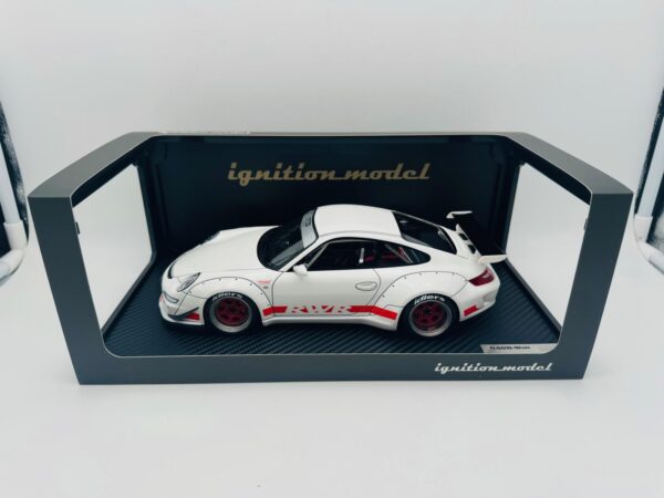 IGNITION 1:18 PORSCHE RWB 997 GT3 WHITE 3254 - Imagen 2
