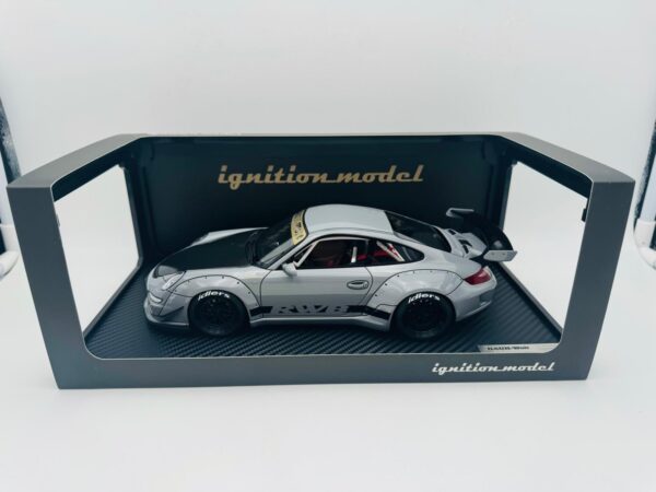 IGNITION 1:18 PORSCHE RWB 997 GT3 GRAY 3255 - Imagen 2