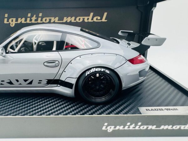 IGNITION 1:18 PORSCHE RWB 997 GT3 GRAY 3255 - Imagen 3
