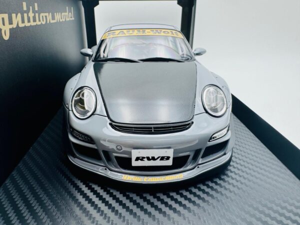 IGNITION 1:18 PORSCHE RWB 997 GT3 GRAY 3255 - Imagen 5