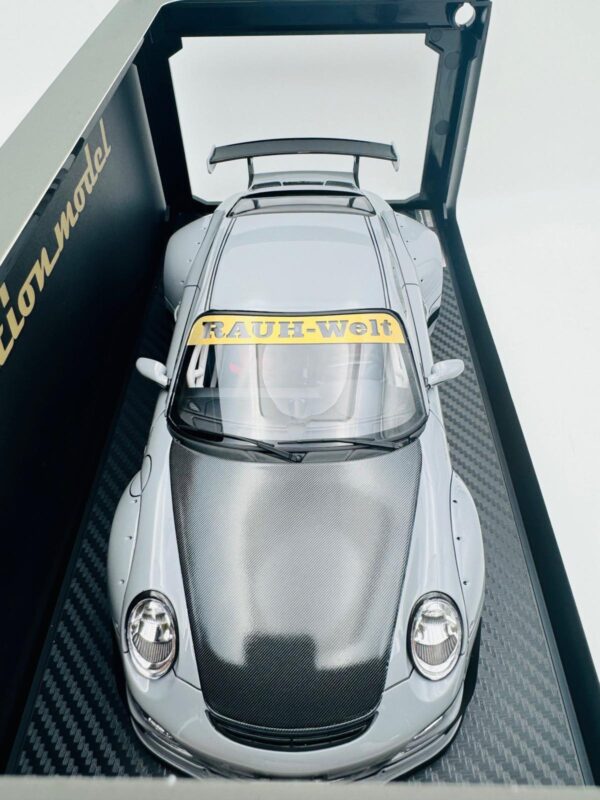 IGNITION 1:18 PORSCHE RWB 997 GT3 GRAY 3255 - Imagen 6