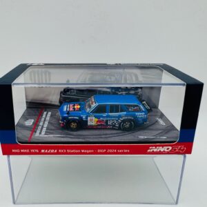 INNO MODELS 1:64 MAZDA RX3 WAGON MAD MIKE 1976 D1GP 2024 SERIES