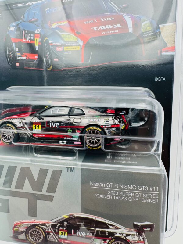 MINI GT 1:64 NISSAN GTR NISMO GT3 GAINER TANAX GTR - Image 3