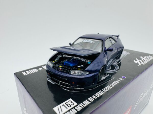 MINI GT 1:64 NISSAN SKYLINE GTR R33 ACTIVE CARBON R V2  163 - Image 3