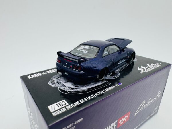 MINI GT 1:64 NISSAN SKYLINE GTR R33 ACTIVE CARBON R V2  163 - Image 4