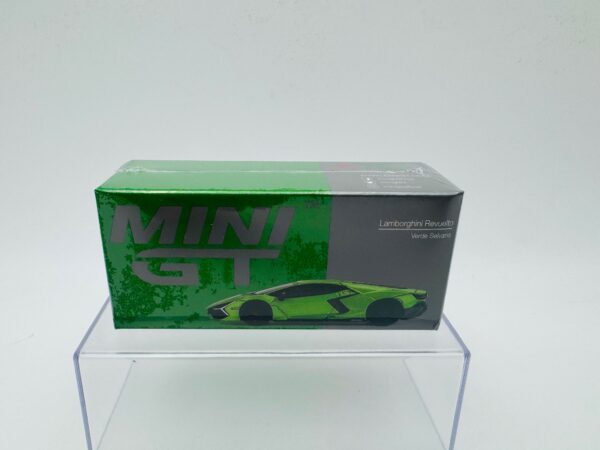 MINI GT 1:64 LAMBORGHINI REVUELTO VERDE SELVANS