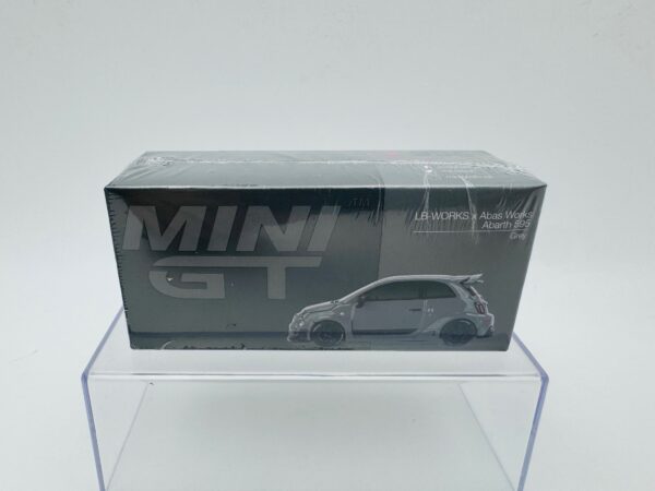 MINI GT 1:64 FIAT ABARTH 595 GREY LB WORKS X ABAS WORKS