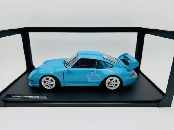 SOLIDO 1:18 PORSCHE 993 CLUBSPORT RIVIERA BLUE 1997 - Imagen 2