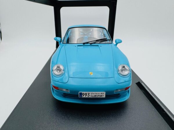 SOLIDO 1:18 PORSCHE 993 CLUBSPORT RIVIERA BLUE 1997 - Imagen 4