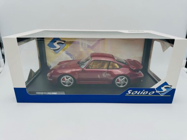 SOLIDO 1:18 PORSCHE 993 TURBO ARENA RED 1997