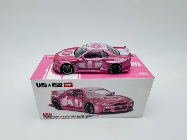 MINI GT 1:64 NISSAN SKYLINE GTR R34 KAIDO RACING FACTORY V1  128