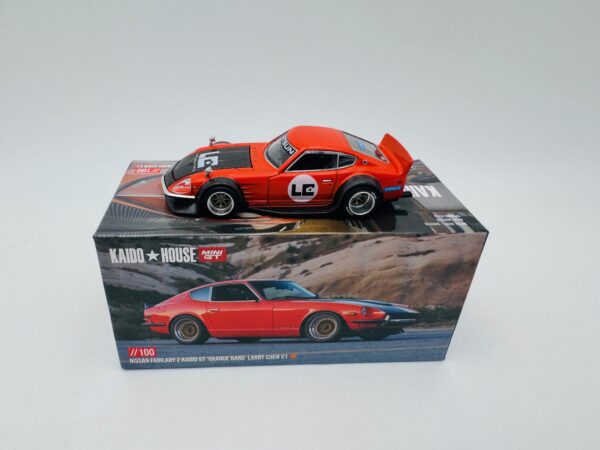 MINI GT 1:64 NISSAN FAIRLADY Z KAIDO GT ORANGE BANG LARRY CHEN V1  100