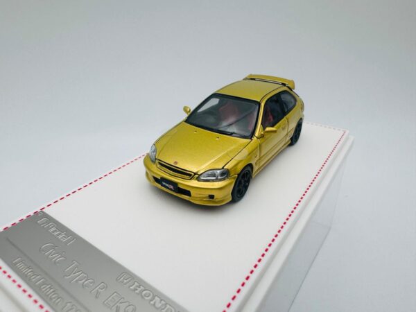 MODEL ONE 1:64 HONDA CIVIC TYPE R EK9 GOLD - Imagen 4
