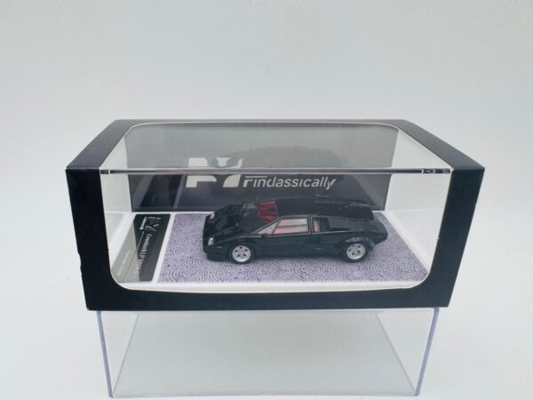 FINDCLASSIC 1:64 LAMBORGHINI COUNTACH LP50005 BLACK