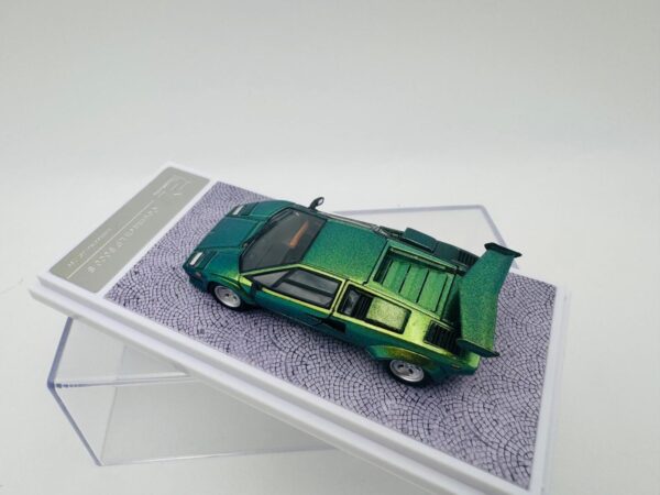 FINDCLASSIC 1:64 LAMBORGHINI COUNTACH LP50005 CANEPA GREEN - Imagen 5