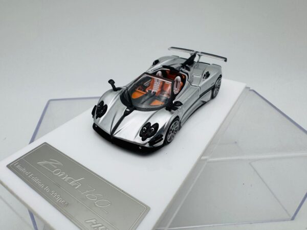 HKM 1:64 PAGANI ZONDA 760 HARDTOP SILVER - Imagen 3