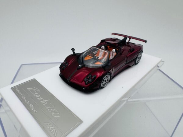 HKM 1:64 PAGANI ZONDA 760 HARDTOP RUBY RED - Imagen 4