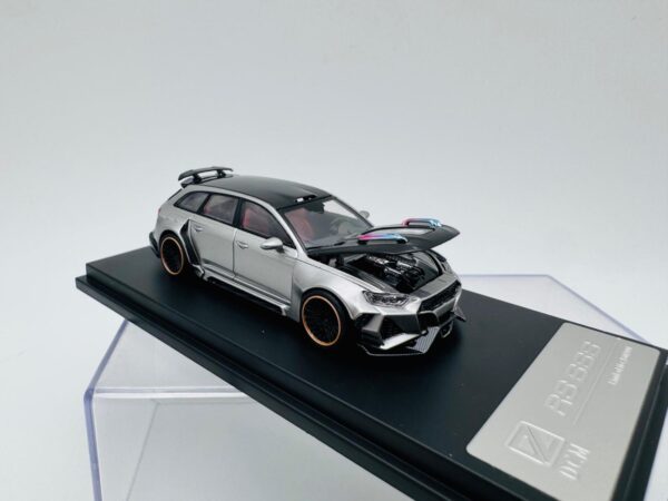 DCM 1:64 AUDI RS6 SILVER GRAY - Imagen 2