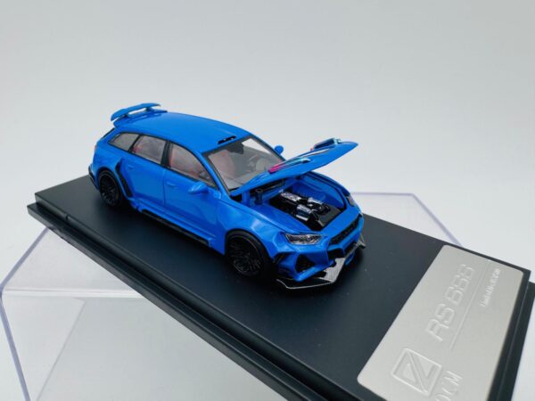 DCM 1:64 AUDI RS6 SILVER BLUE - Imagen 2