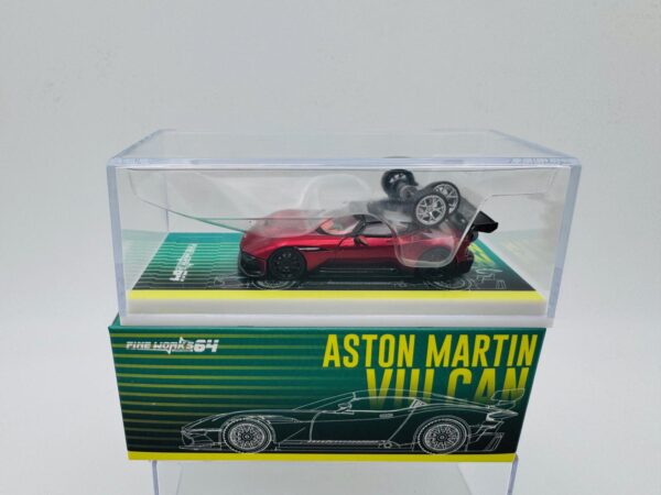 FINE WORKS64 1:64 ASTON MARTIN VULCAN RED