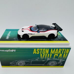 FINE WORKS64 1:64 ASTON MARTIN VULCAN WHITE