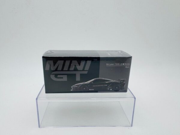 MINI GT 1:64 MCLAREN 720S LB WORKS BLACK   NOVEDAD